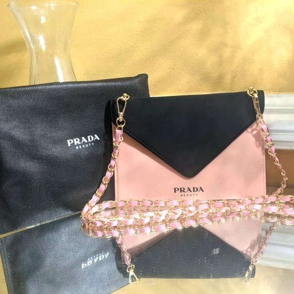 Prada hand pouch converted into shoulder bag or cross body - Picture 6 of 16
